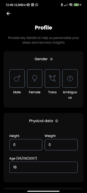 Welltech Sleep App Screenshot 3