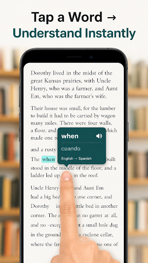 WordVia: Bilingual Book Reader Screenshot 0