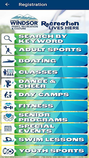 Windsor Parks Recreation Screenshot 1