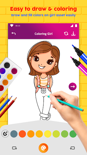 Drawing Girl Sketch Step by Step Screenshot 3