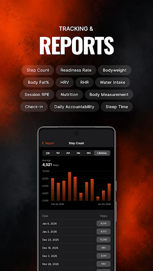 FinalRep Training App Screenshot 3