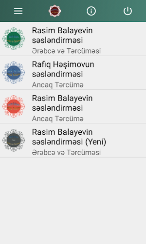 Qurani Kərim. Səsli Tərcümə (R.Balayev, R.Həşimov) Screenshot 0