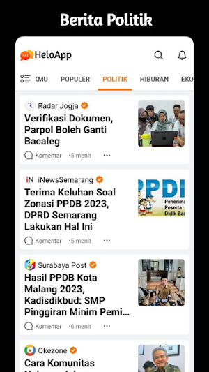 HaloApp - Berita & Vidio Screenshot 2