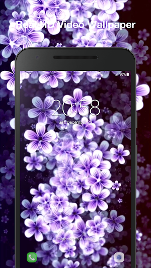 3d Flowers Live Wallpaper Screenshot 2