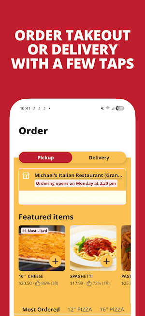 Michael's Italian Restaurant Screenshot 0