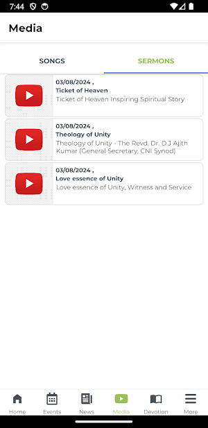 CNI Church App Screenshot 3