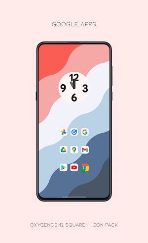 OxygenOS 12 square - icon pack Screenshot 1