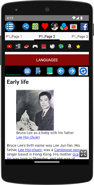 Bruce Lee - Biography Screenshot 2