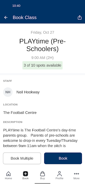 The Football Centre Screenshot 2