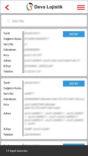 Deva Lojistik Screenshot 2