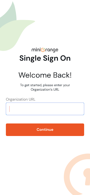 miniOrange SSO Portal Screenshot 1