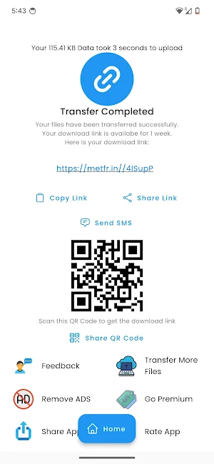 Me Transfer - Send large files Screenshot 1