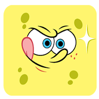 Neighbor Sponge WAStickers