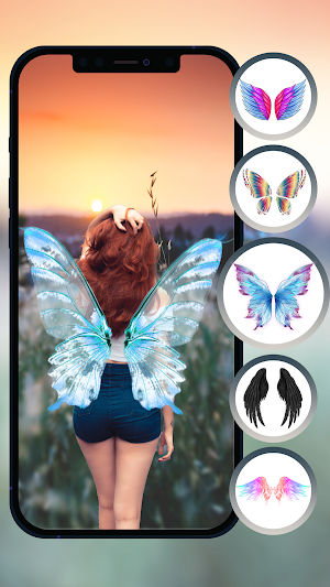 Wings Photo Editor App Screenshot 1