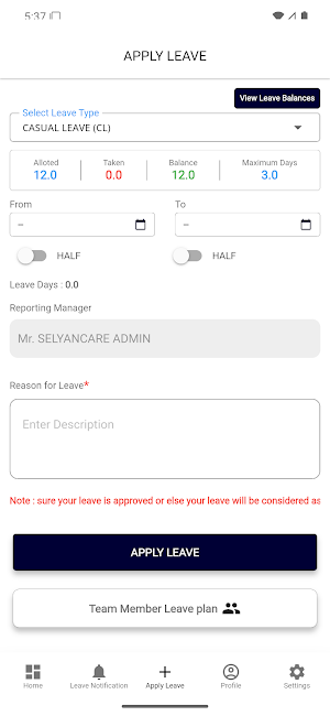 RelyHRM-SELYANCARE Screenshot 2