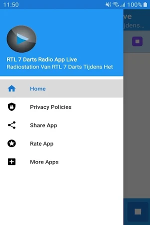 RTL 7 Darts Radio App Live NL Free Online Screenshot 1