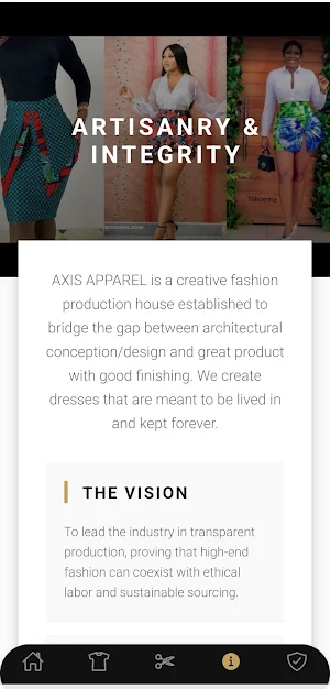 Axis Apparel Screenshot 2