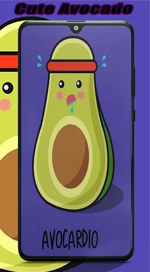 Cute avocado Wallpapers Screenshot 3