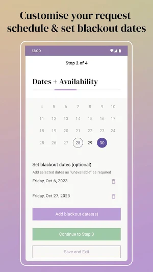 Nourishin: meal support Screenshot 2