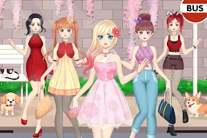 Anime Girls Fashion - Makeup & Dress up Screenshot 0