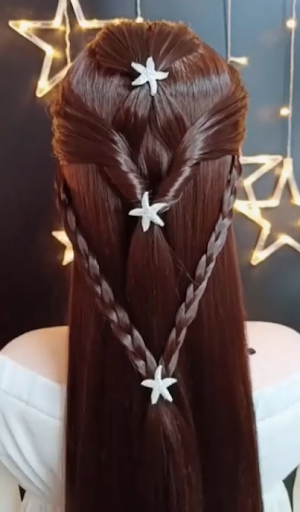 Hairstyles step by step for girls Screenshot 1