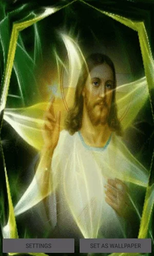 Jesus Flower Live Wallpaper Screenshot 0