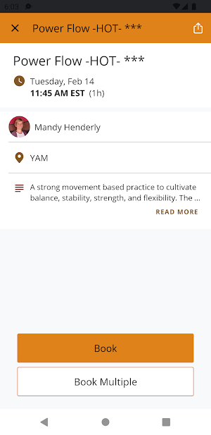 YAM - Yoga & Massage Screenshot 2