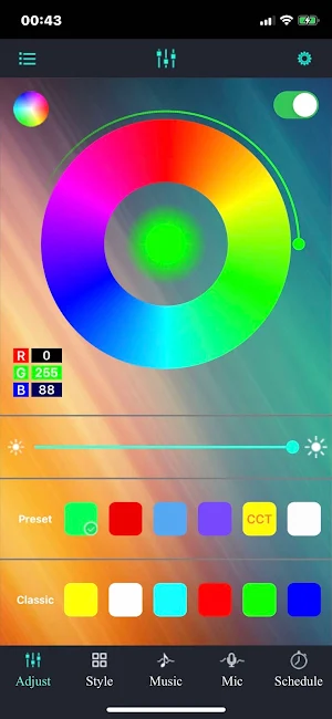 color strip Screenshot 0