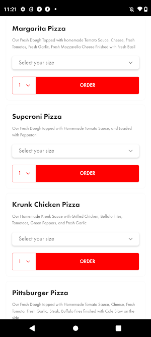 Pizza Parma Screenshot 1