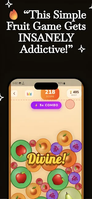 Watermelon Merge Puzzle Screenshot 1