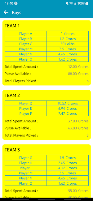 Khelo Auction Screenshot 3