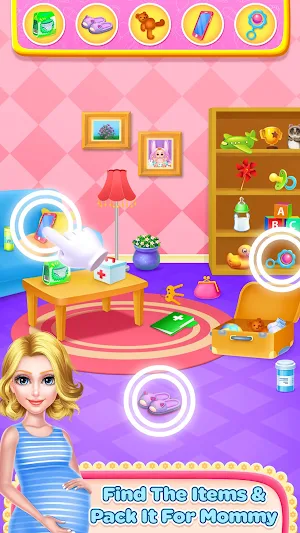Pregnant Mommy And Twin Baby Care Screenshot 2