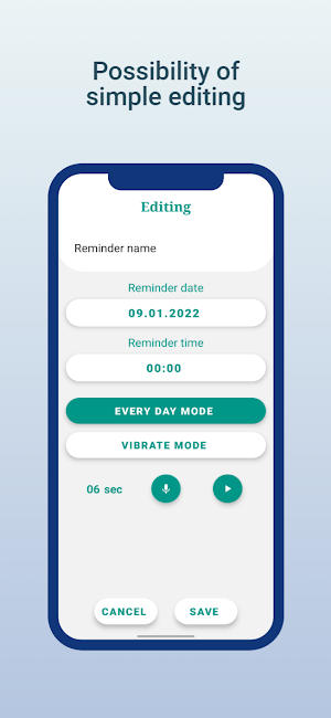 Reminder Screenshot 2