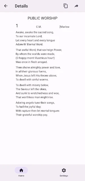Mennonite Hymns Screenshot 1
