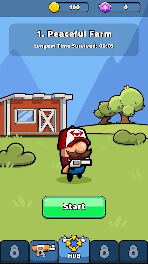 Zombie Arena Autoshooter Screenshot 0
