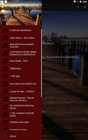 Relaxing Radios Live Screenshot 1