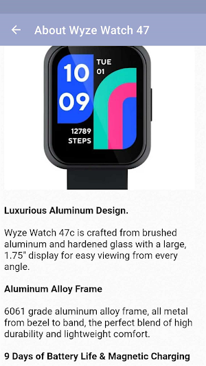 Wyze Watch 47 Guide Screenshot 0