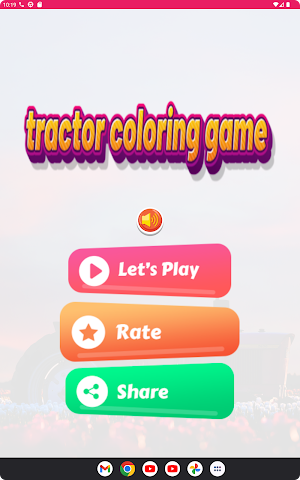 tractor coloring glitter Screenshot 1