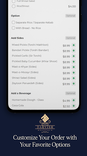 Darvish Restaurant Screenshot 2