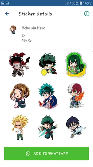 Anime Stickers WASticker Screenshot 1