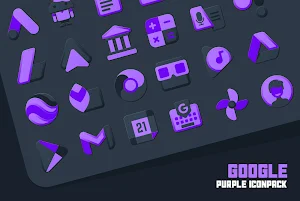 Atom Purple IconPack Screenshot 1