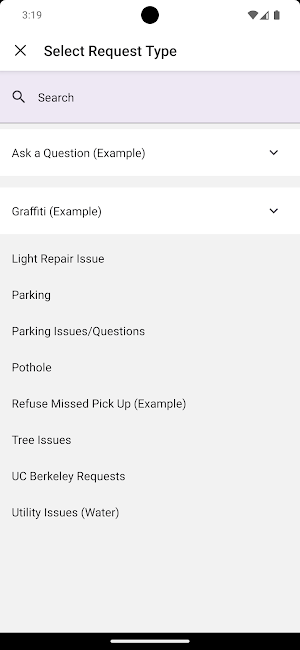 Berkeley311 Screenshot 2