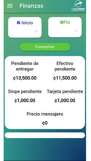 T-lo Llevamos Mensajeros Screenshot 0