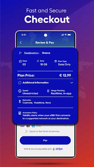 fiGO eSIM - Mobile Data Plans Screenshot 2