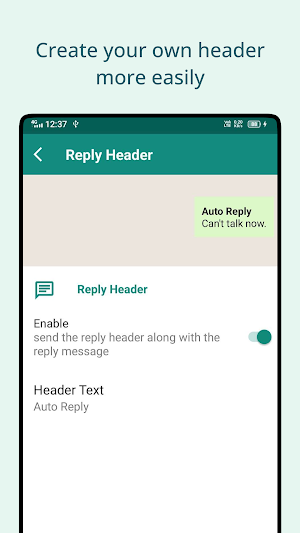 WhatsAuto Reply Buzz Screenshot 1