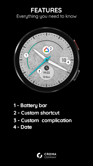 Expedition watch face Wear OS Screenshot 1