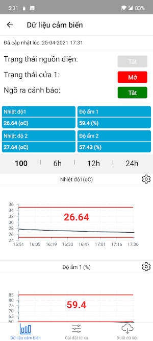 E-Sensor Storage Screenshot 3