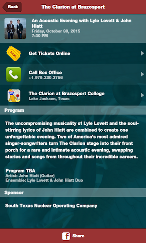 The Clarion Concert Hall Screenshot 2