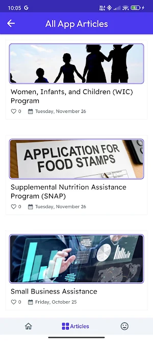 US Gov Benefits Screenshot 1