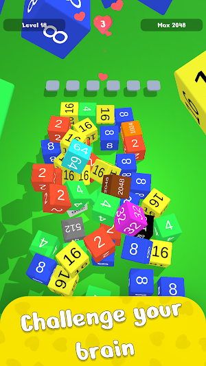 Fusion Match 3D: 2048 Screenshot 1